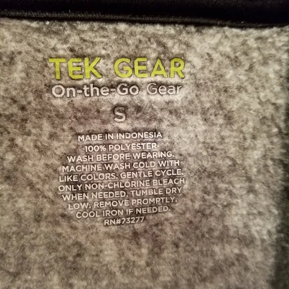 Tek Gear tunic length hoodie sweater jacket S - Picture 2 of 4